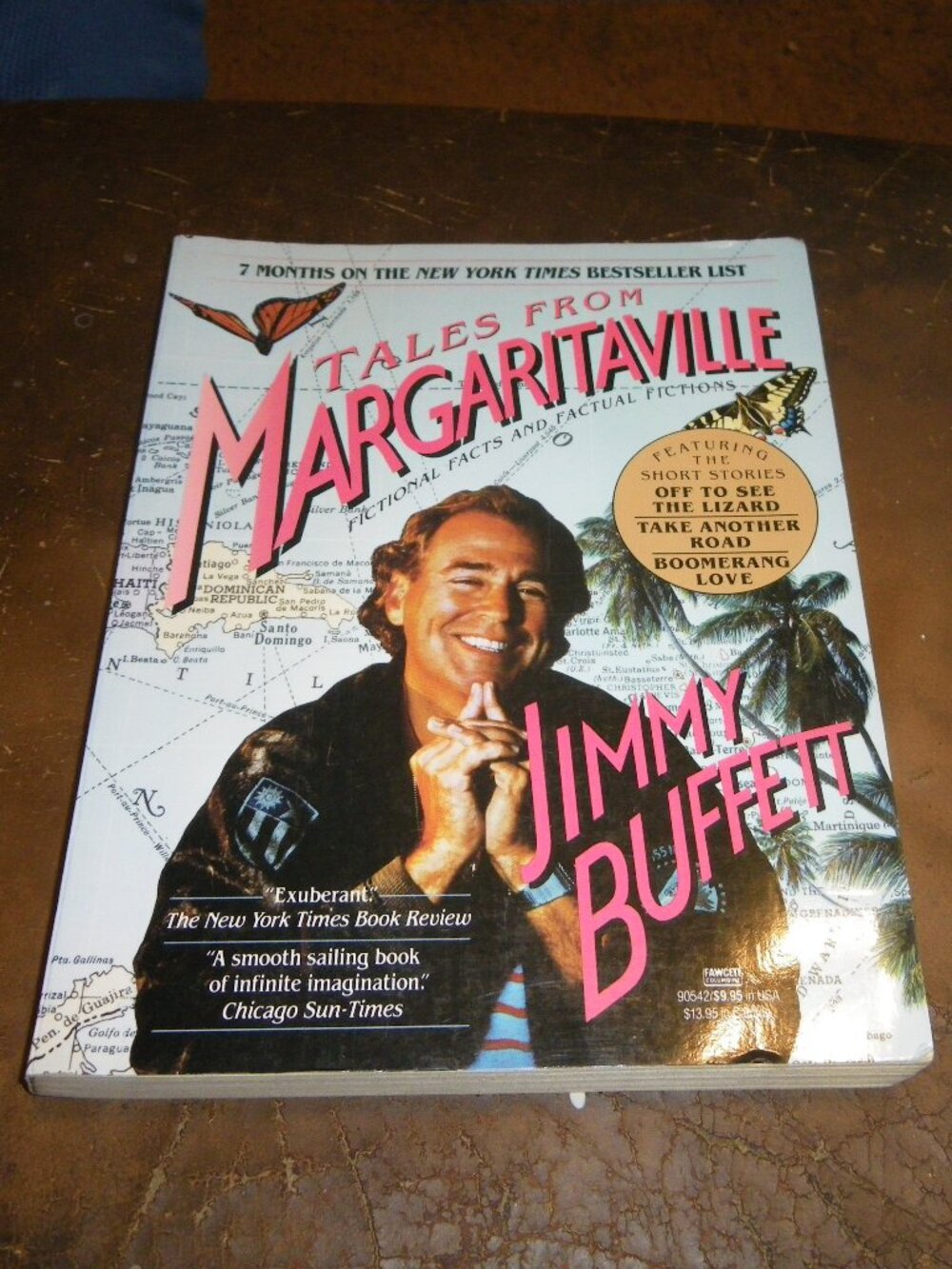 1990 Jimmy Buffett Tales From Margaritaville Large Softback Book
